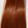 Behair professional Keratin Tip "Premium" 26" (65cm) Natural Straight Brilliant Copper #130 - 25g (Standard - 0.7g each pcs) hair extensions