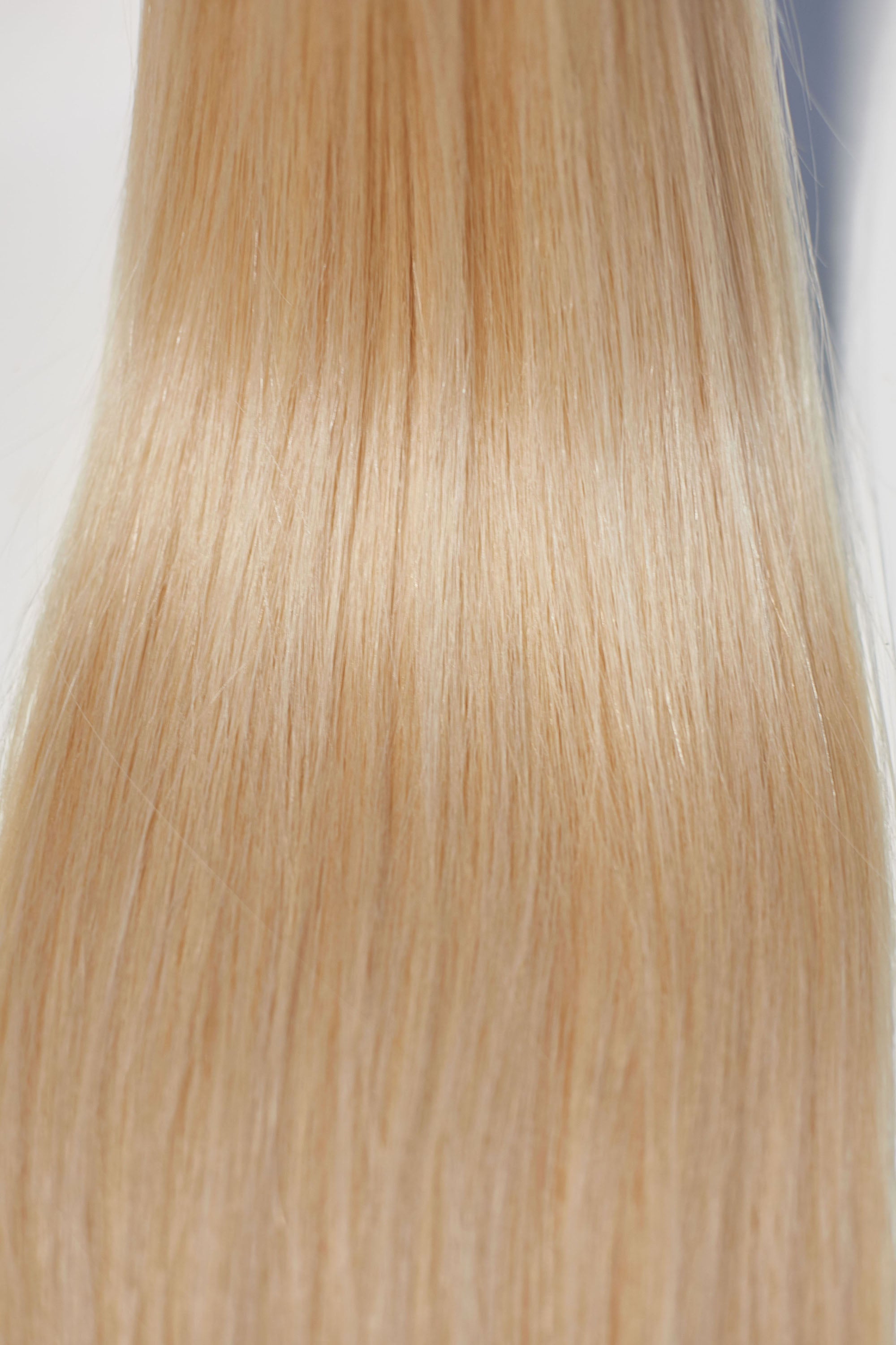 Behair professional Keratin Tip "Premium" 18" (45cm) Natural Straight Beach Blonde #613 - 25g (Micro - 0.5g each pcs) hair extensions