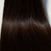 Behair professional Keratin Tip "Premium" 20" (50cm) Natural Straight Dark Coffee Brown #2 - 25g (Micro - 0.5g each pcs) hair extensions