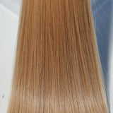 Behair professional Keratin Tip "Premium" 20" (50cm) Natural Straight Gold Sand #18 - 25g (Micro - 0.5g each pcs) hair extensions