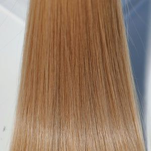 Behair professional Keratin Tip "Premium" 20" (50cm) Natural Straight Gold Sand #18 - 25g (1g each pcs) hair extensions