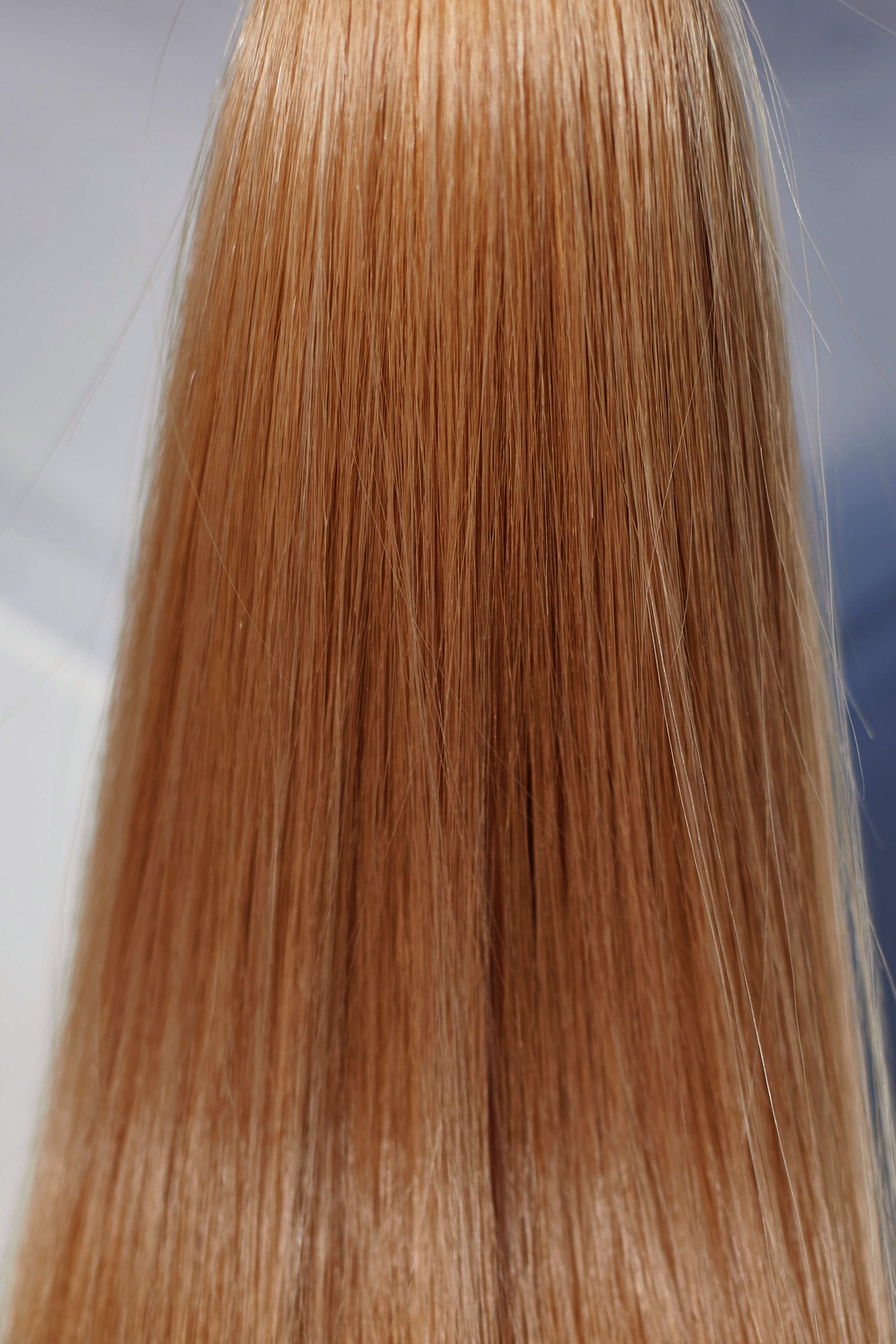 Behair professional Bulk hair "Premium" 28" (70cm) Natural Straight Honey Wheat #12 - 25g hair extensions