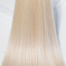 Behair professional Keratin Tip "Premium" 26" (65cm) Natural Straight Ice Blond #000 - 25g (Standard - 0.7g each pcs) hair extensions