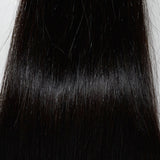 Behair professional Keratin Tip "Premium" 26" (65cm) Natural Straight Jet Black #1 - 25g (1g each pcs) hair extensions