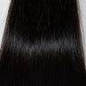 Behair professional Keratin Tip "Premium" 28" (70cm) Natural Straight Jet Black #1 - 25g (Micro - 0.5g each pcs) hair extensions