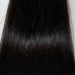 Behair professional Bulk hair "Premium" 18" (45cm) Natural Straight Jet Black #1 - 25g hair extensions