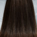 Behair professional Keratin Tip "Premium" 20" (50cm) Natural Straight Light Brown #4 - 25g (Standart - 0.7g each pcs) hair extensions