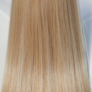 Behair professional Keratin Tip "Premium" 24" (60cm) Natural Straight Light Gold Blond #24 - 25g (1g each pcs) hair extensions