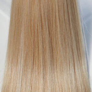 Behair professional Keratin Tip "Premium" 20" (50cm) Natural Straight Light Gold Blond #24 - 25g (Standard - 0.7g each pcs) hair extensions