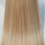 Behair professional Bulk hair "Premium" 18" (45cm) Natural Straight Light Gold Blond #24 - 25g hair extensions