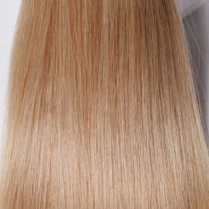 Behair professional Keratin Tip "Premium" 26" (65cm) Natural Straight Light Gold Sand #16 - 25g (1g each pcs) hair extensions