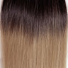 Behair professional Keratin Tip "Premium" 26" (65cm) Natural Straight Rooted Dark Coffee Brown/Light Gold Sand #2/16 - 25g (Standard - 0.7g each pcs) hair extensions