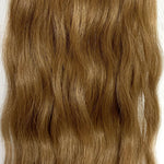Behair professional Bulk hair "Premium" 24" (60cm) Natural Wave Caramel Brown #8 - 25g hair extensions