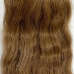 Behair professional Keratin Tip "Premium" 20" (50cm) Natural Wave Chestnut #6 - 25g (Standard - 0.7g each pcs) hair extensions