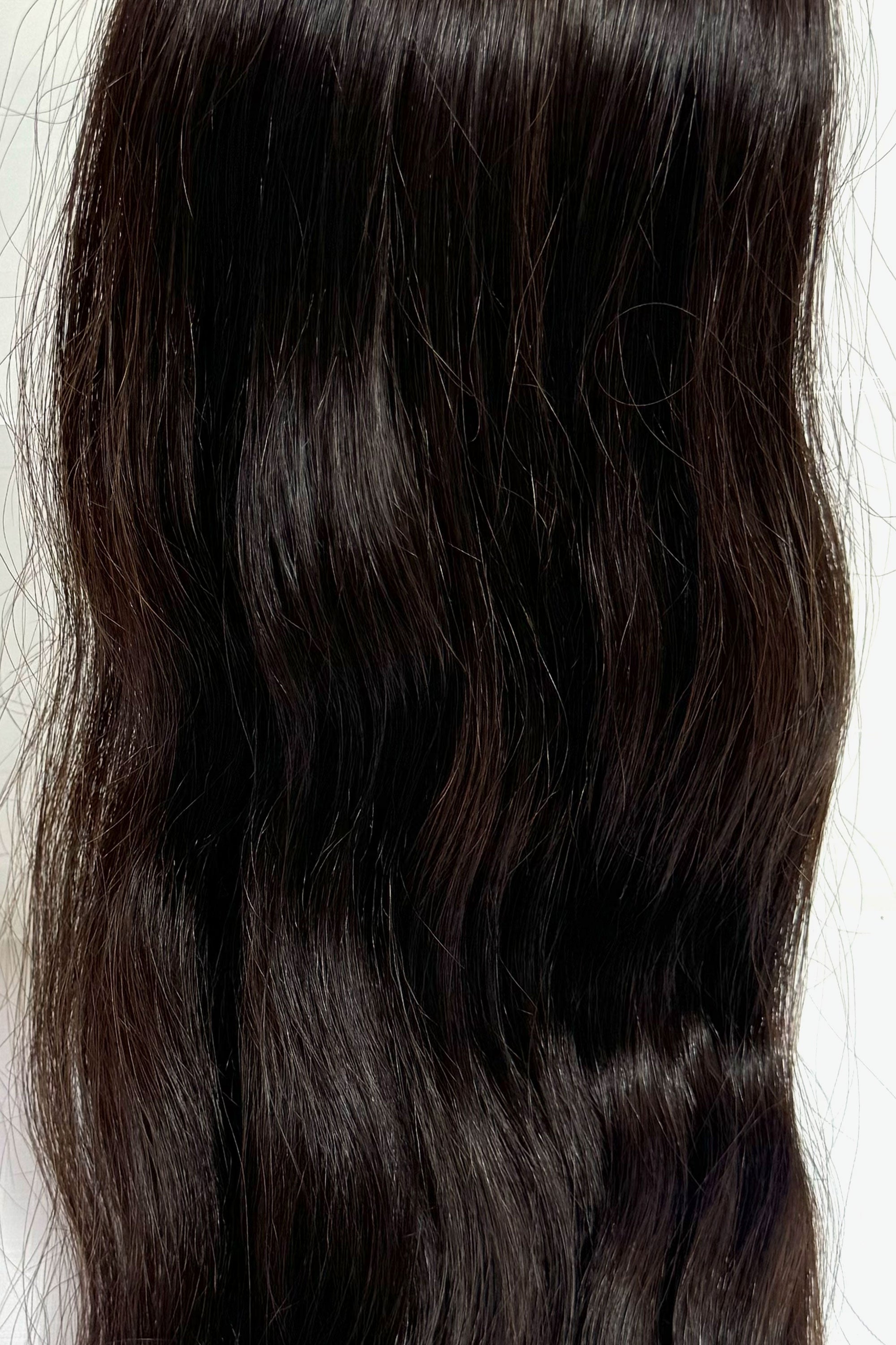 Behair professional Keratin Tip "Premium" 26" (65cm) Natural Wave Dark Coffee Brown #2 - 25g (Standard - 0.7g each pcs) hair extensions