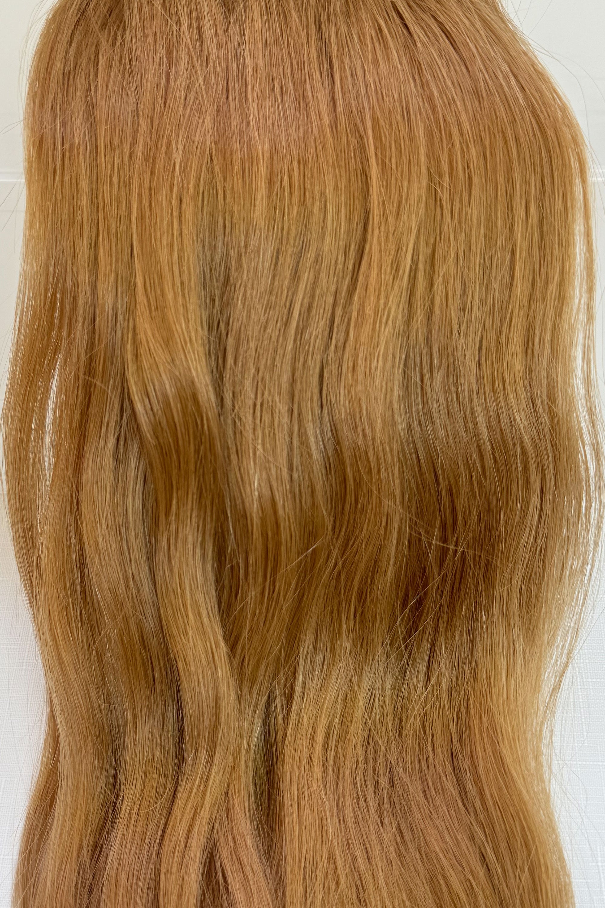 Behair professional Keratin Tip "Premium" 26" (65cm) Natural Wave Honey Wheat #12 - 25g (Standard - 0.7g each pcs) hair extensions