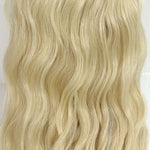 Behair professional Keratin Tip "Premium" 20" (50cm) Natural Wave Ice Blond #000 - 25g (Standard - 0.7g each pcs) hair extensions