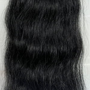 Behair professional Keratin Tip "Premium" 26" (65cm) Natural Wave Jet Black #1 - 25g (Standard - 0.7g each pcs) hair extensions
