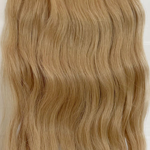 Behair professional Keratin Tip "Premium" 26" (65cm) Natural Wave Light Gold Sand #16 - 25g (Standard - 0.7g each pcs) hair extensions