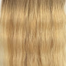 Behair professional Keratin Tip "Premium" 18" (45cm) Natural Wave Rooted Caramel Brown/Platinum Blond #8/60 - 25g (Standard - 0.7g each pcs) hair extensions